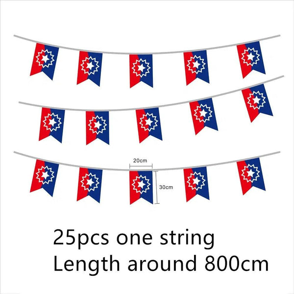 USA Flag Bunting Banner Collection - 25Pcs