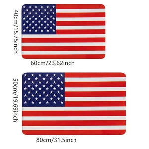 USA Flag Doormat - Welcome Mat for Bath and Front Door