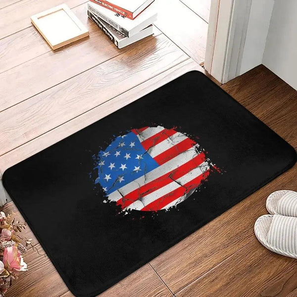 USA Flag Doormat - Welcome Mat for Bath and Front Door