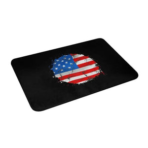 USA Flag Doormat - Welcome Mat for Bath and Front Door