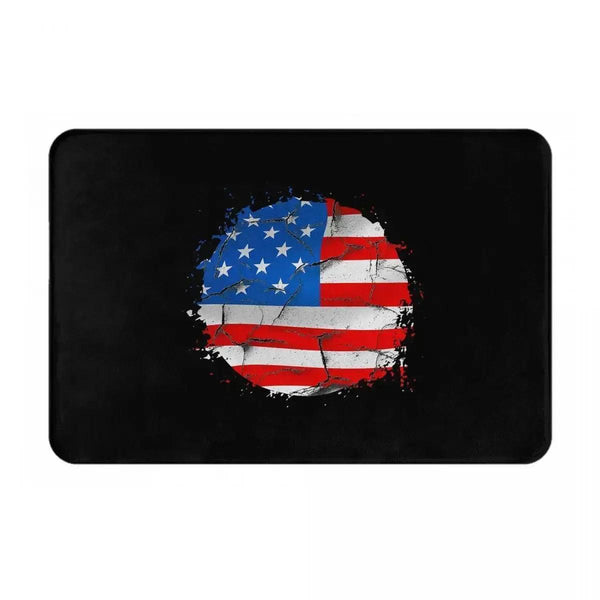USA Flag Doormat - Welcome Mat for Bath and Front Door