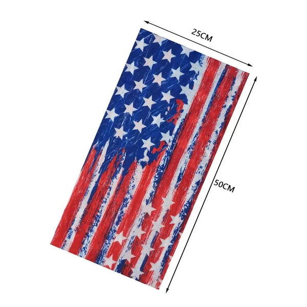 USA Flag Neck Gaiter – Bandana, Face Mask & Headband