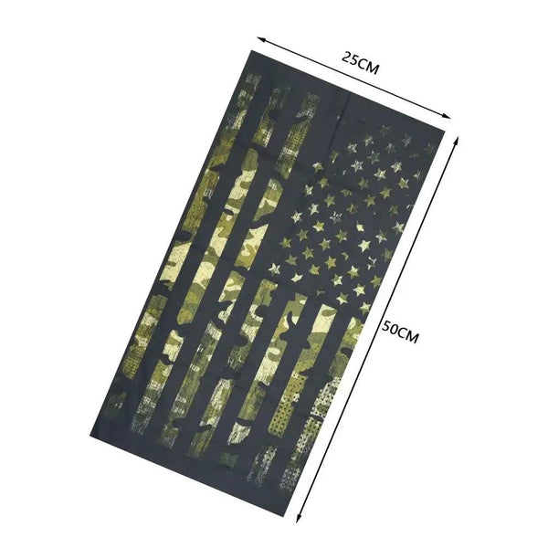 USA Flag Neck Gaiter – Bandana, Face Mask & Headband