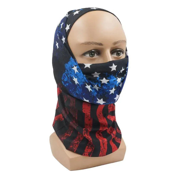 USA Flag Neck Gaiter – Bandana, Face Mask & Headband