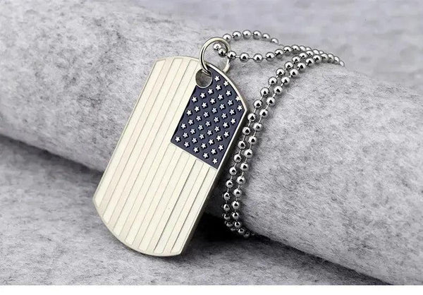 USA Flag Necklace