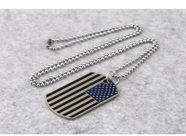 USA Flag Necklace