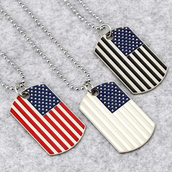 USA Flag Necklace