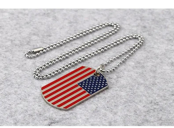 USA Flag Necklace