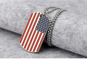 USA Flag Necklace