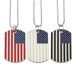 USA Flag Necklace