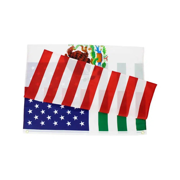 USA Mexico Friendship Flag - 90x150cm(3x5ft) - 60x90cm(2x3ft)