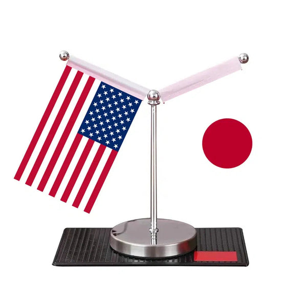 USA Pakistan Desk Flag - Custom Table Flags (Mini)