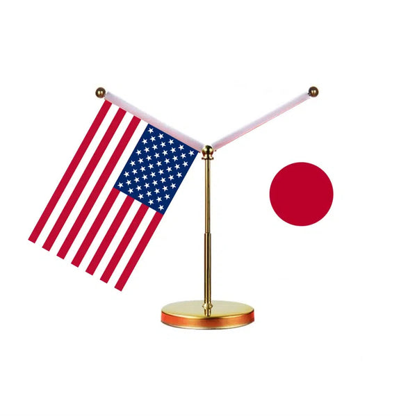 USA Pakistan Desk Flag - Custom Table Flags (Mini)