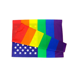 USA Pride Flag - 90x150cm(3x5ft) - 60x90cm(2x3ft) - LGBTQIA2S+