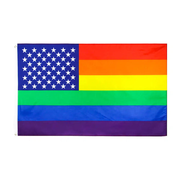 USA Pride Flag - 90x150cm(3x5ft) - 60x90cm(2x3ft) - LGBTQIA2S+