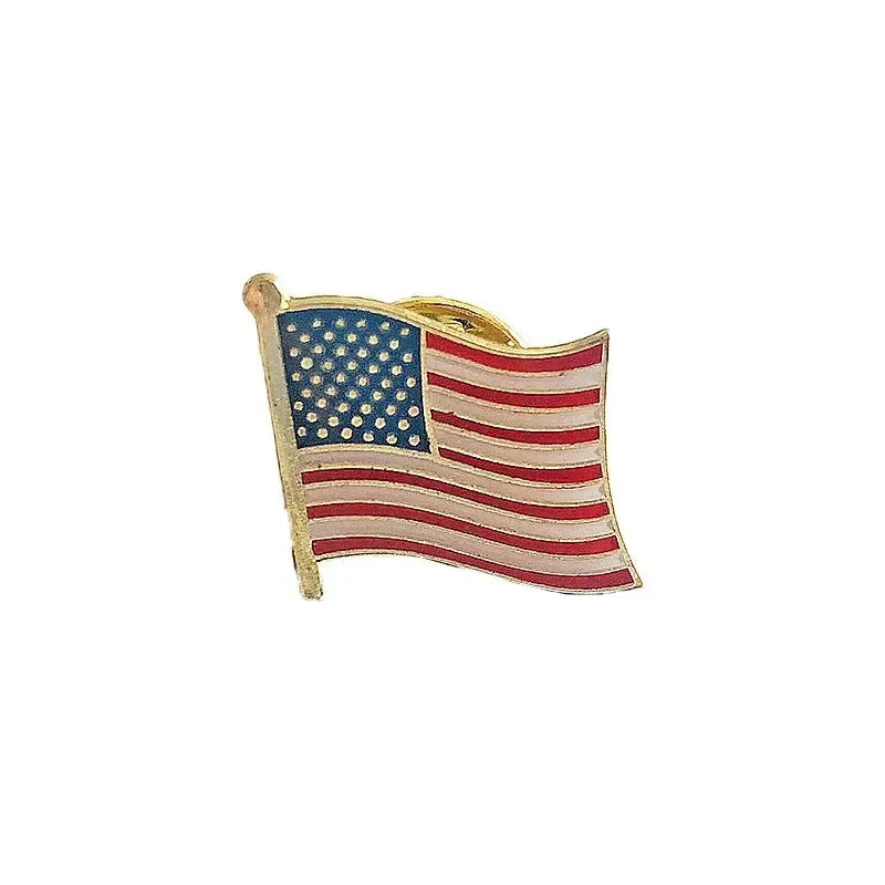USA Flag Lapel Pin - Enamel Pin Flag - Flag Nation