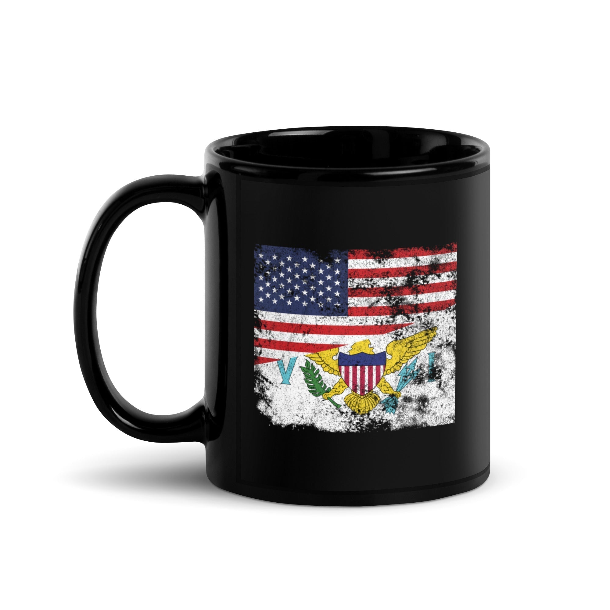 US Virgin Islands USA Flag Mug