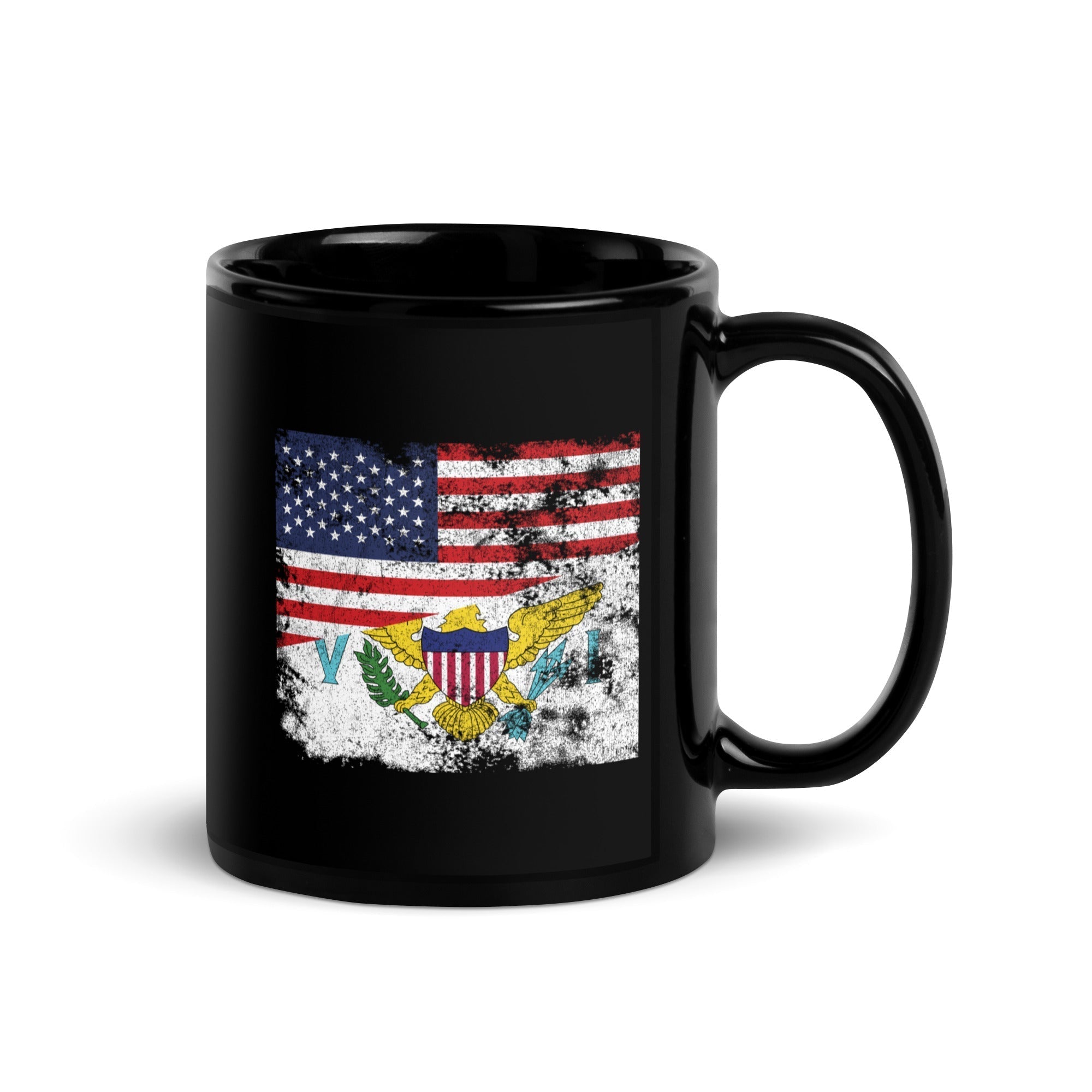 US Virgin Islands USA Flag Mug
