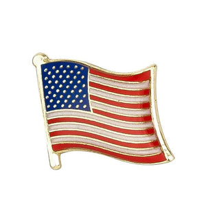 U.S.A Flag Badge Tip Clips Lapel Pin Brooches Pins Flag badge Brooch Badges