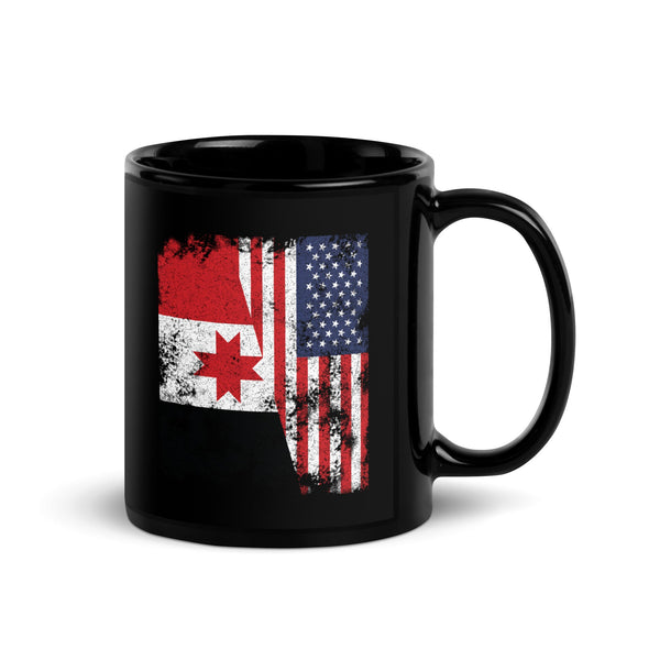 Udmurtia USA Flag - Half American Mug