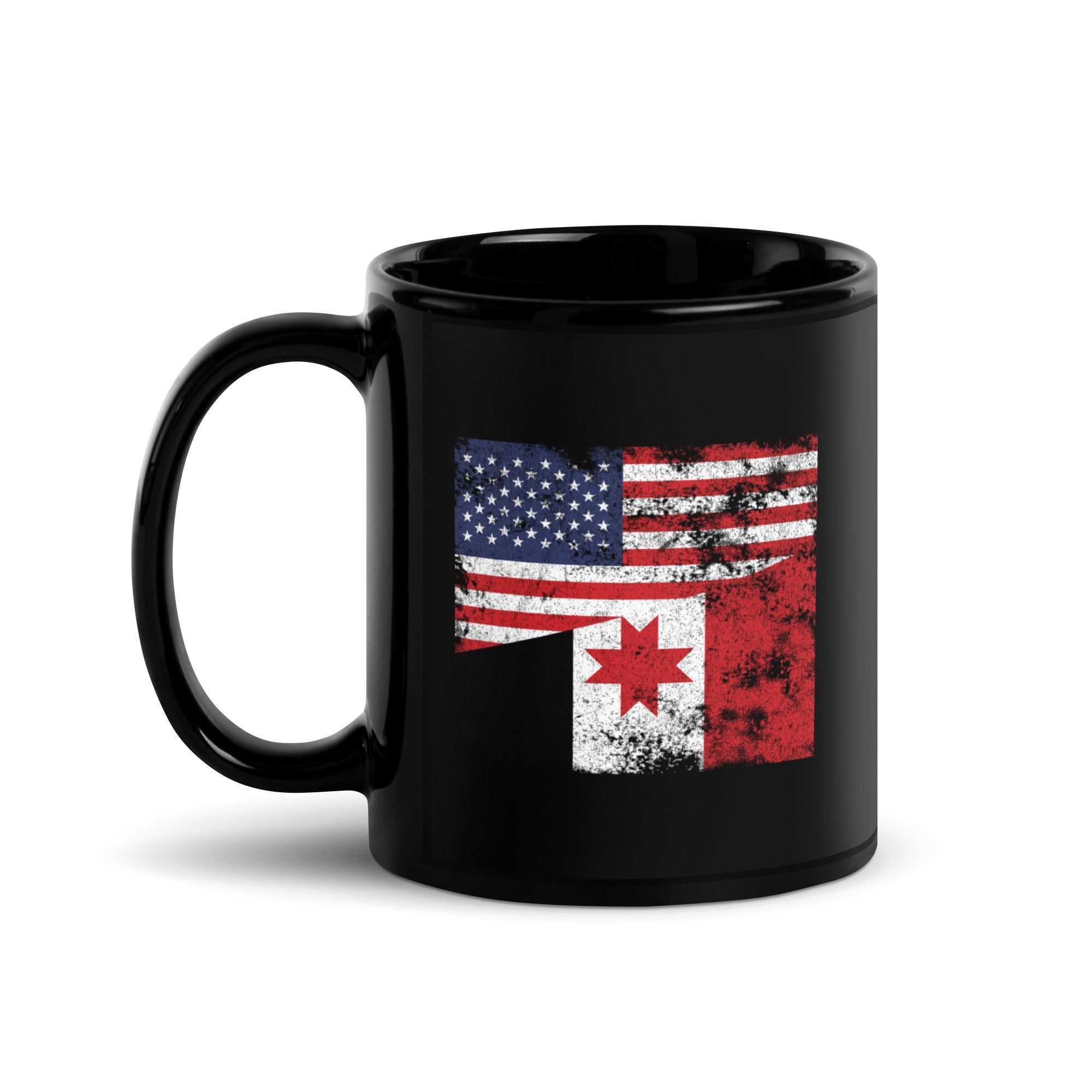 Udmurtia USA Flag Mug