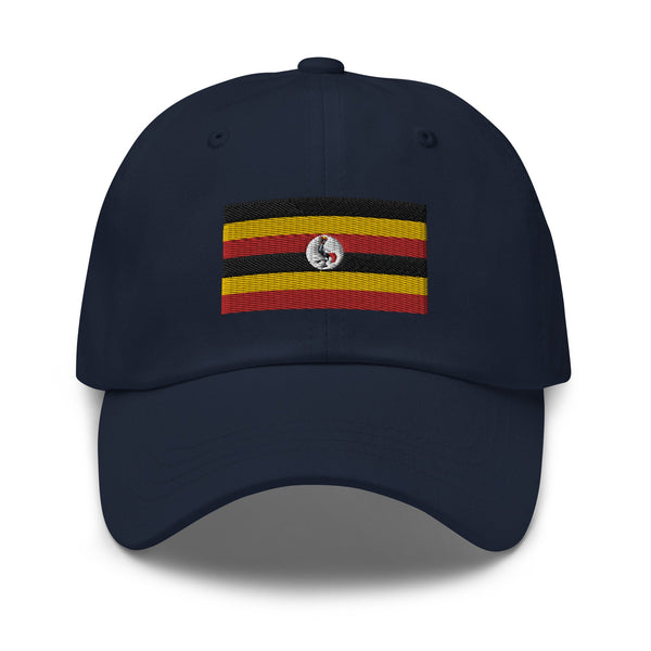 Uganda Flag Cap - Adjustable Embroidered Dad Hat