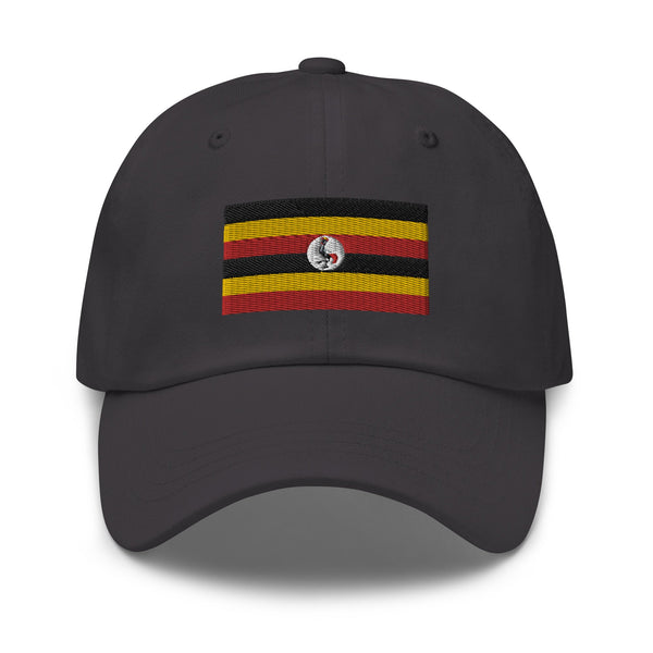 Uganda Flag Cap - Adjustable Embroidered Dad Hat