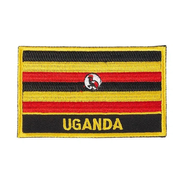 Uganda Flag Patch - Sew On/Iron On Patch