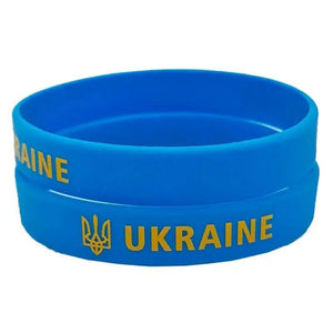 Ukraine Flag Bracelet - Silicone Wristband