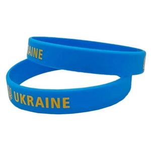 Ukraine Flag Bracelet - Silicone Wristband