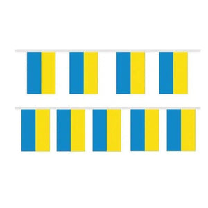 Ukraine Flag Bunting Banner - 20-25Pcs