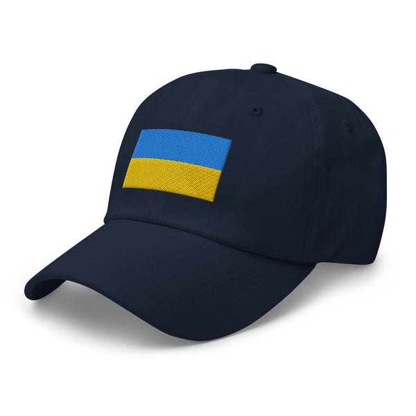 Ukraine Flag Cap - Adjustable Embroidered Dad Hat