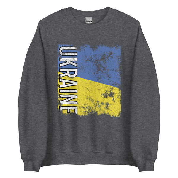 Ukraine Flag - Distressed Flag Sweatshirt