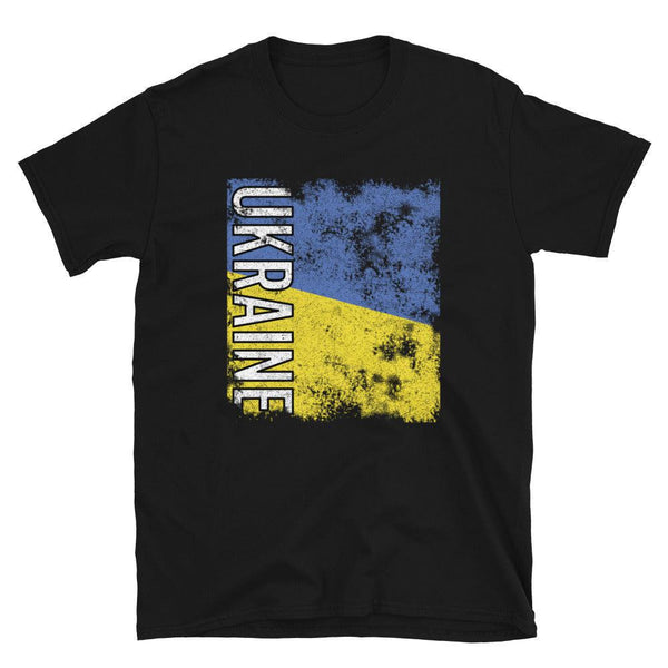 Ukraine Flag Distressed T-Shirt