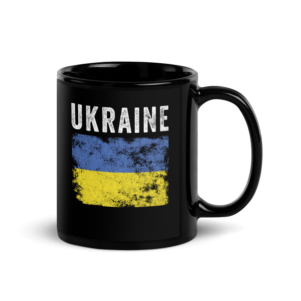 Ukraine Flag Distressed - Ukrainian Flag Mug