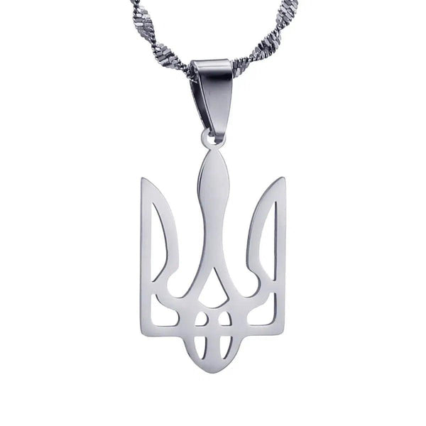 Ukraine Flag Map Necklace & Earrings Collection