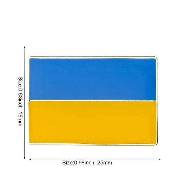 Ukraine Friendship Flag Lapel Pin Collection - Enamel Pin Flag