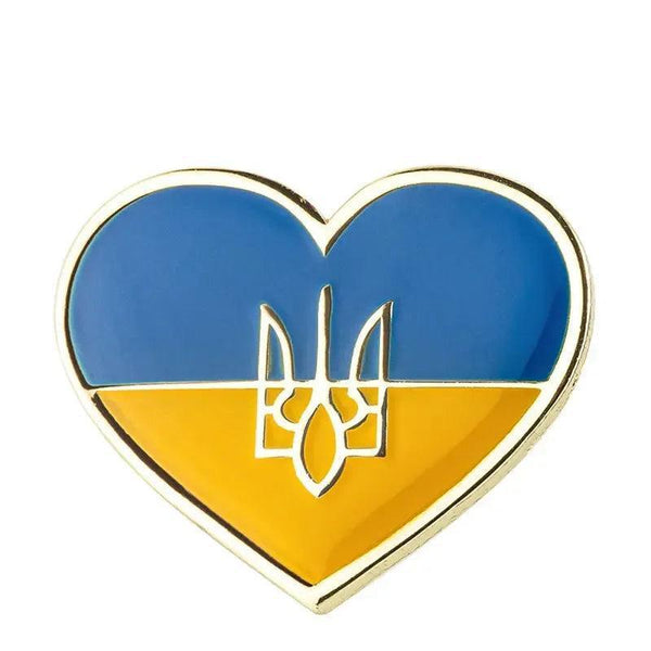Ukraine Friendship Flag Lapel Pin Collection - Enamel Pin Flag