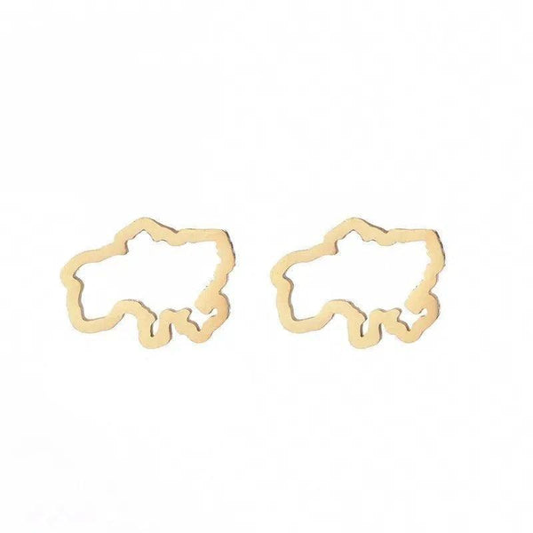 Ukraine Map Earrings Collection