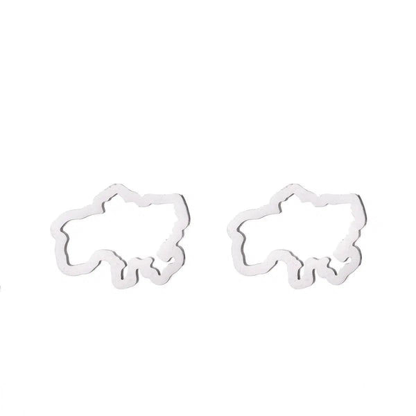 Ukraine Map Earrings Collection