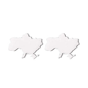Ukraine Map Earrings Collection