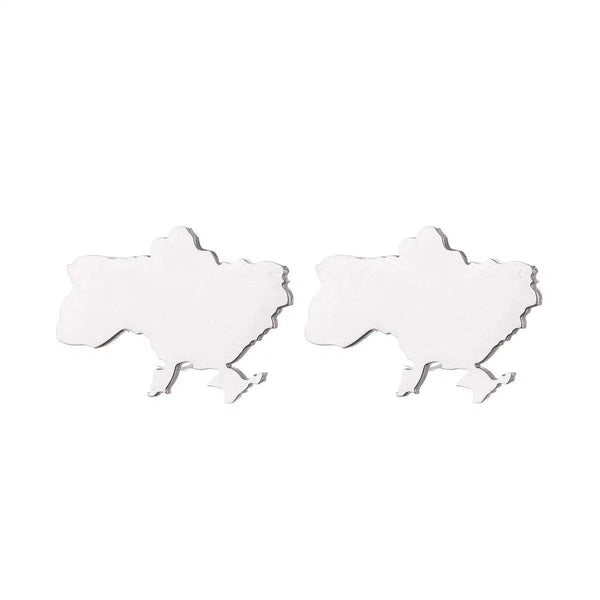 Ukraine Map Earrings Collection