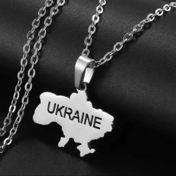 Ukraine Map Necklace Collection