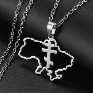 Ukraine Map Necklace Collection