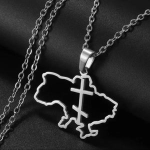 Ukraine Map Necklace Collection