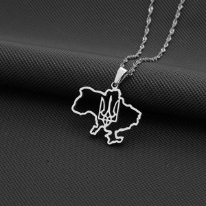 Ukraine Map Necklace Collection