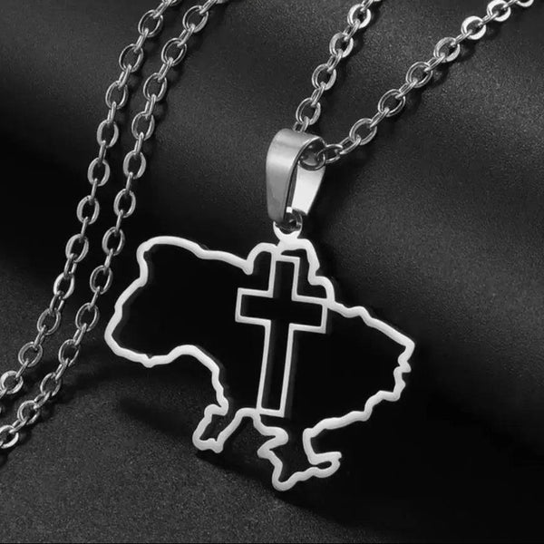 Ukraine Map Necklace Collection