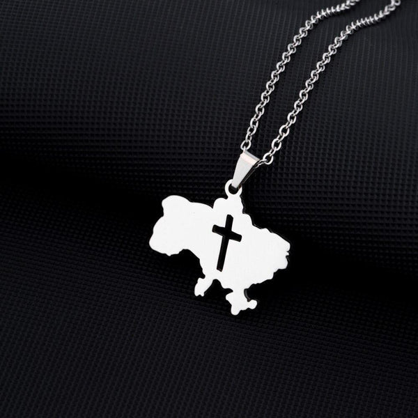 Ukraine Map Necklace Collection