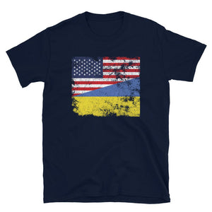 Ukraine USA Flag T-Shirt