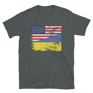 Ukraine USA Flag T-Shirt